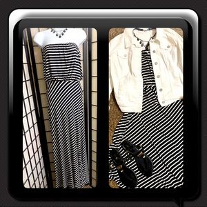 Darling Black & White Maxie Dress